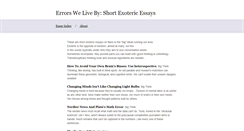 Desktop Screenshot of errorsweliveby.com